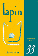Lapin, no 33
